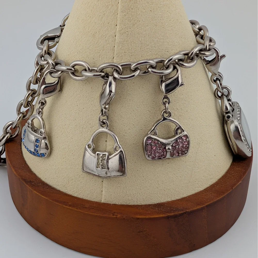 Citizen Eco-Drive Purse Charm Bracelet Watch G620-S022061‎ MOP Dial